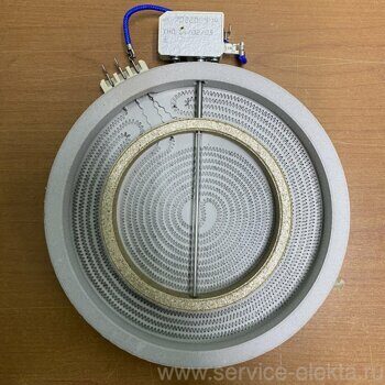 C00264701 Электрическая конфорка 2-х зонная 1700/700W 230V D200 INDESIT
